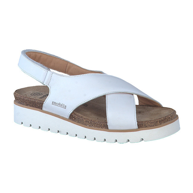 Mobils Tally White Supersoft Leather - Quick delivery